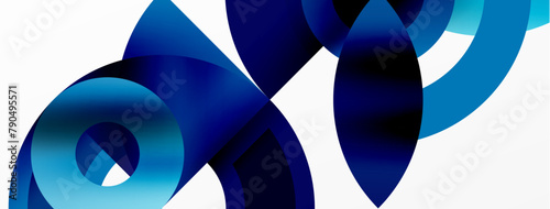 An azure ribbon adorned with a stylized P in a whimsical font. The blue petal symbolizes the connection between plants and materials like automotive tires, wheels, and aqua properties