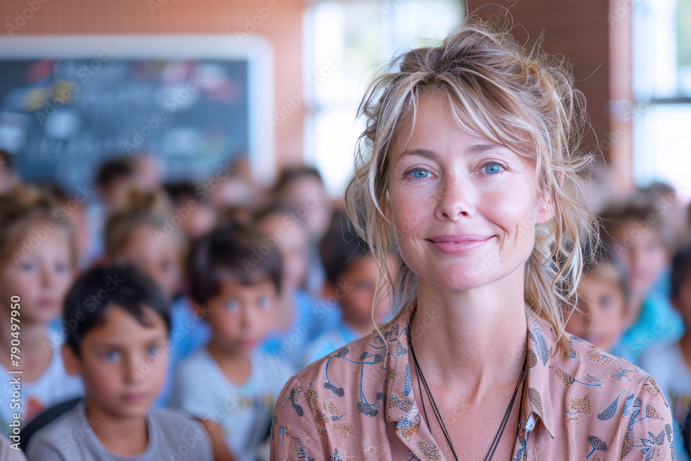 custom made wallpaper toronto digitalAustralian teacher is educating her students in front of the class