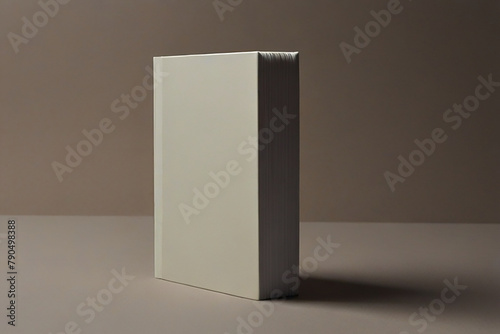 open box on a white wall