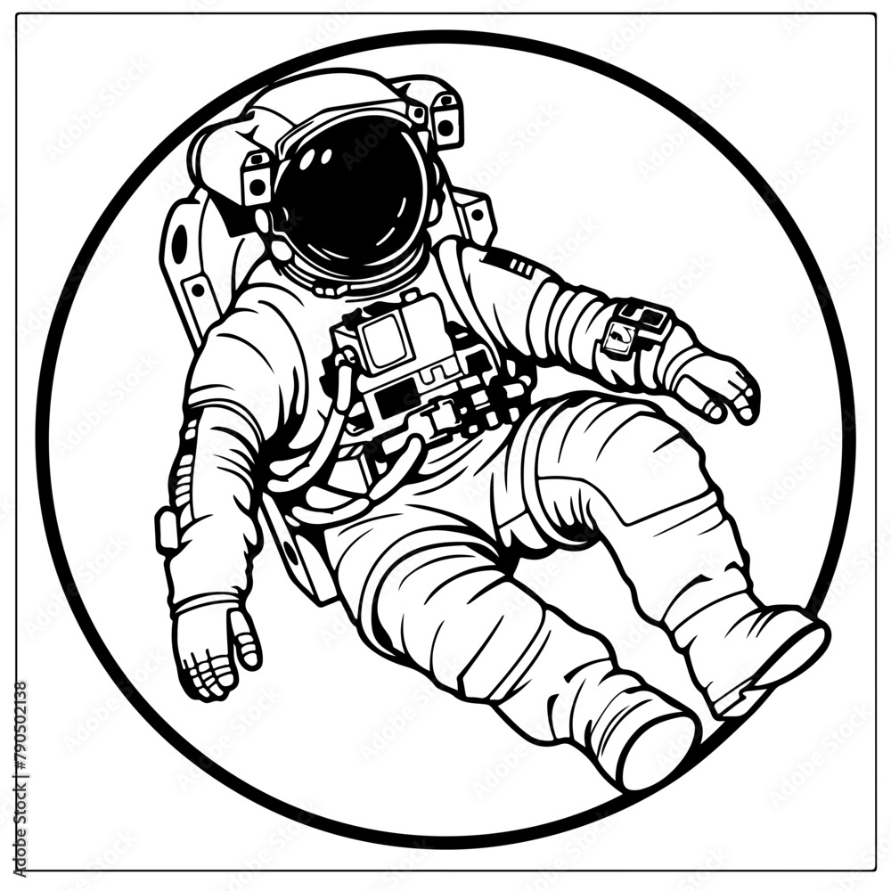 Astronaut Floating