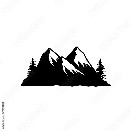 Mountain range scene