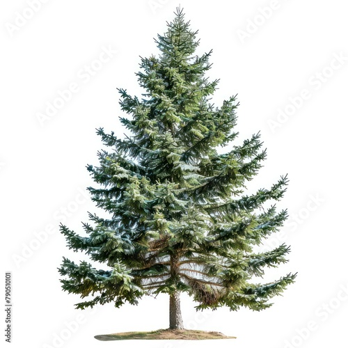 isolated Pine Tree with white background 