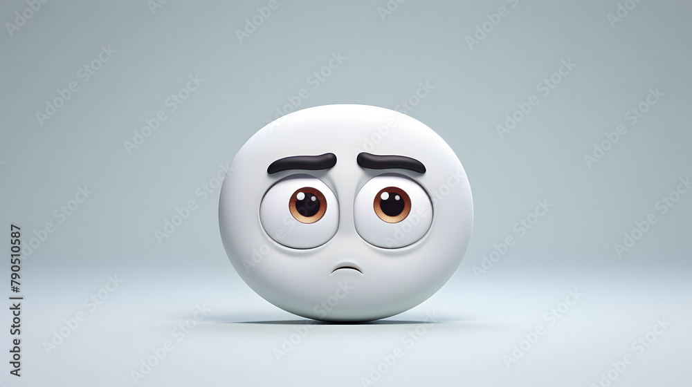 Sigh Face Icon 3d Sigh Face Icon 3d