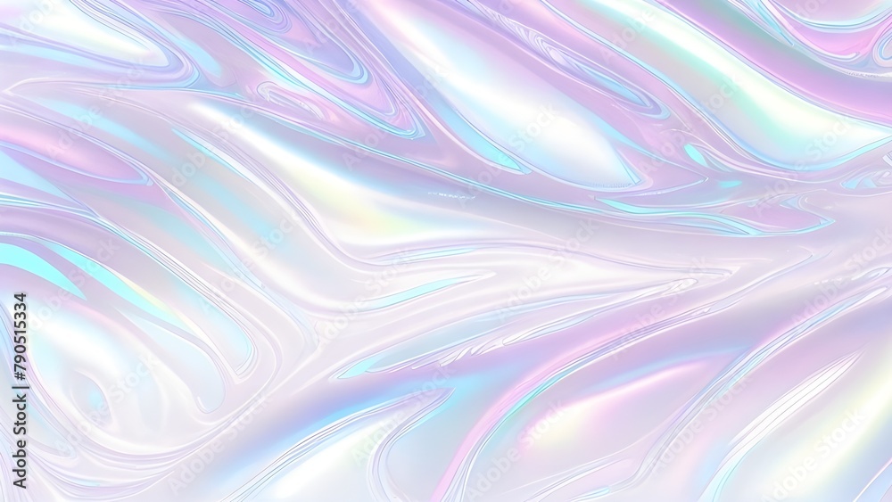 Holographic background seamless trendy iridescent light foil texture. Soft holographic pastel unicorn marble background pattern. Modern pearlescent blurry abstract swirl illustration. Holographic background seamless trendy iridescent light foil texture. Soft holographic pastel unicorn marble background pattern. Modern pearlescent blurry abstract swirl illustration.