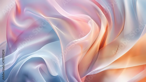 Wallpaper Mural Modern Serenity: A Visual Symphony of Soft Curves and Colors Torontodigital.ca