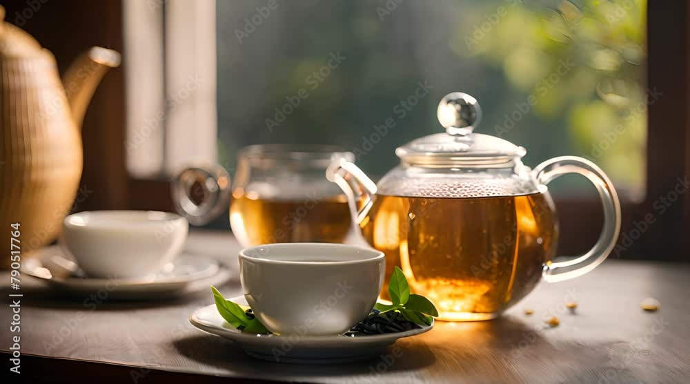Luxurious high tea experience, delicate hand-painted teacups. International Tea Day Luxurious high tea experience, delicate hand-painted teacups. International Tea Day