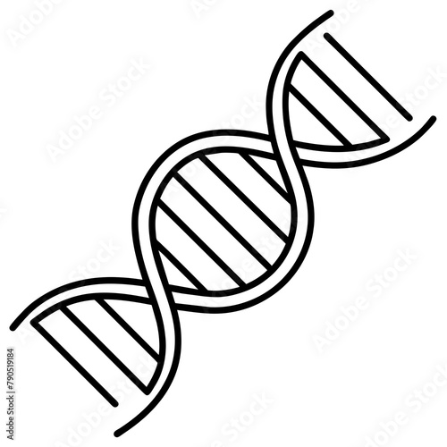 DNA icon illustration vector