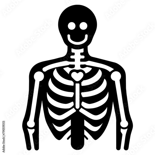 Skeletal Health Line Icon illustration 