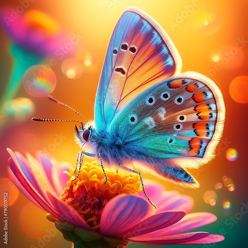 Beautiful butterfly closeup © Prashant