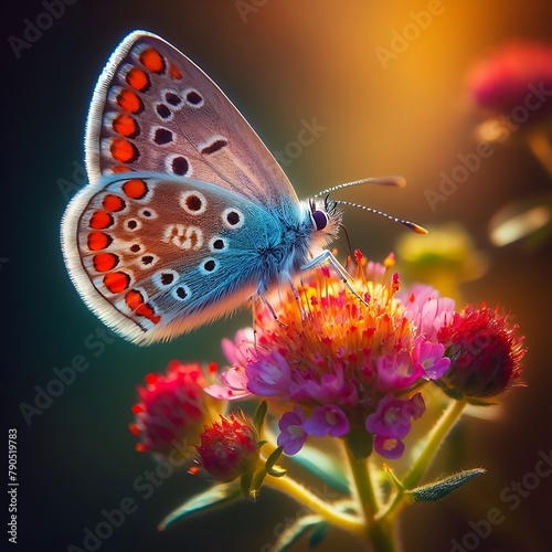 Beautiful butterfly closeup