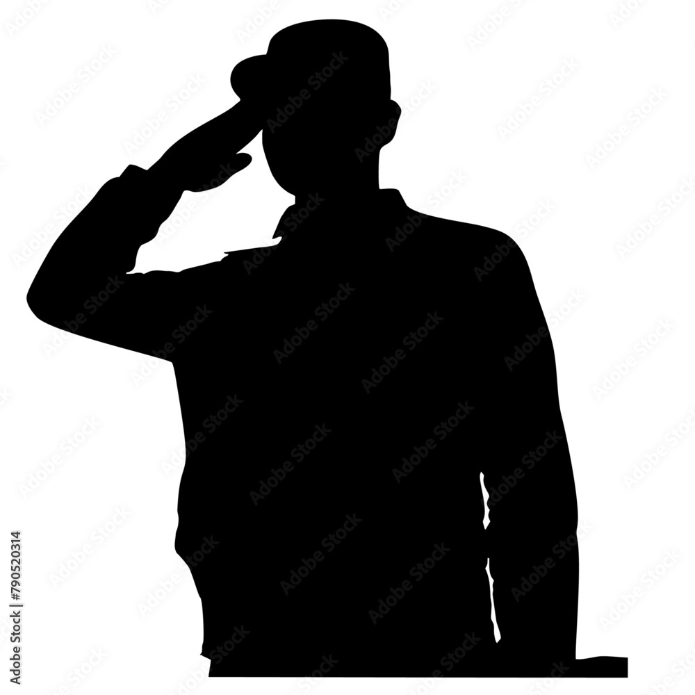 saluting soldier silhouette saluting soldier silhouette