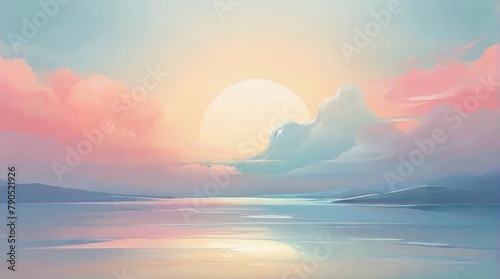 Serene abstract background