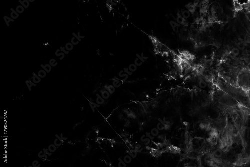 Black marble texture in natural pattern with high resolution for background and design art work. White stone floor. © nongpriya