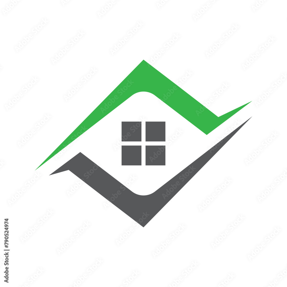 simple and elegant housing logo design simple and elegant housing logo design