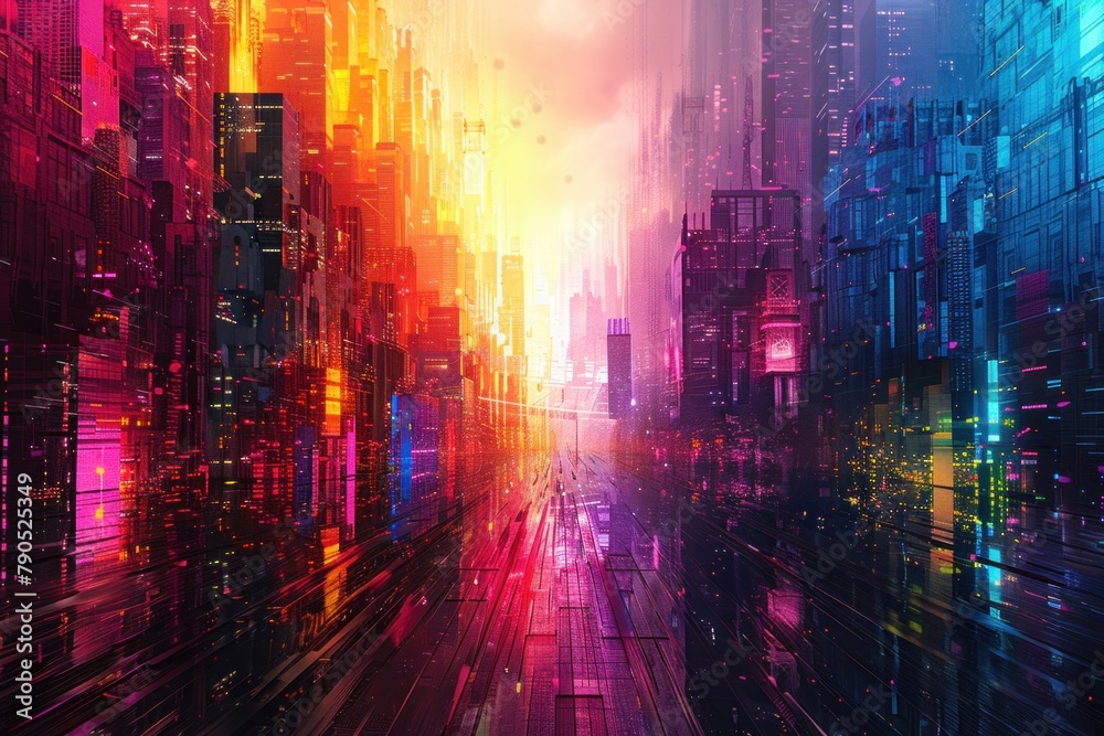 Pixels paint a picture of innovation, illuminating the path to tomorrow. Pixels paint a picture of innovation, illuminating the path to tomorrow.