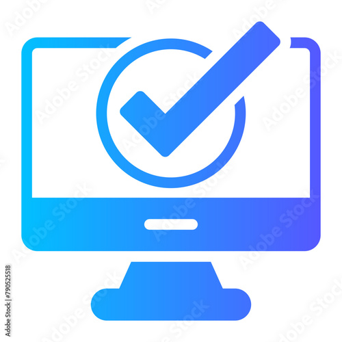 computer gradient icon
