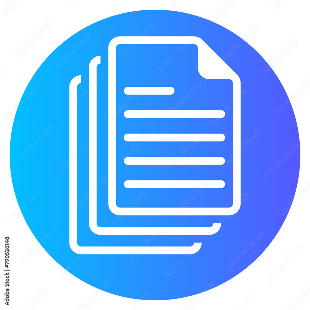 documents gradient icon documents gradient icon