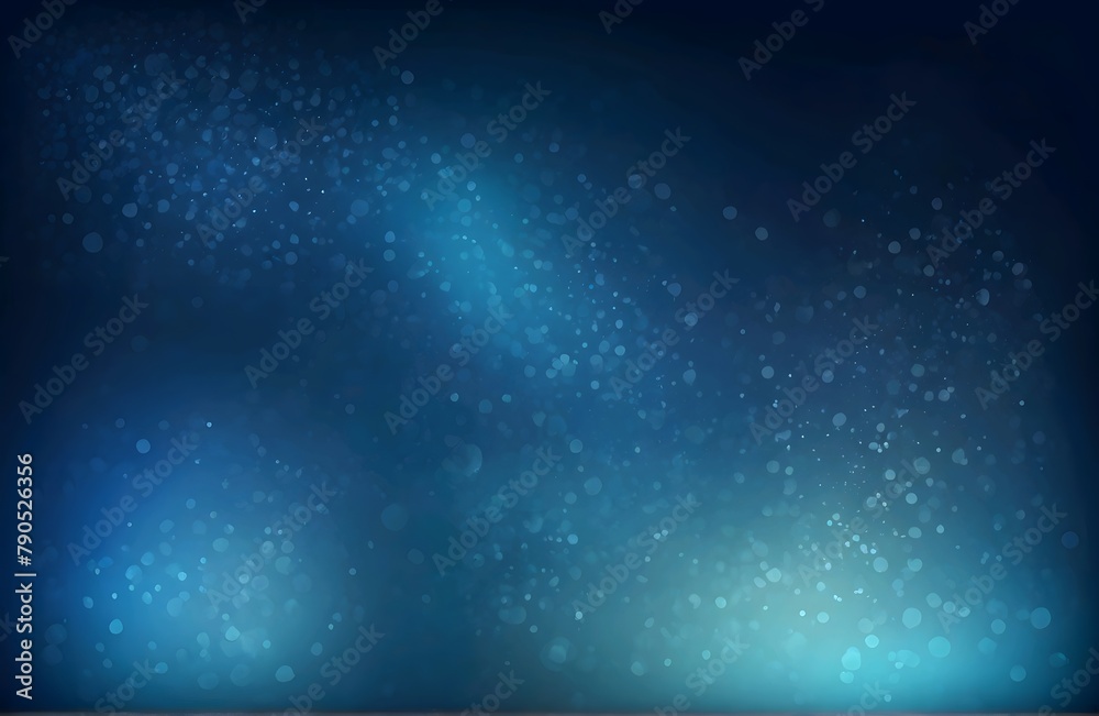 Blue Christmas abstract sparkles