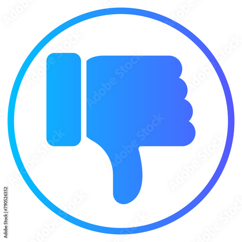 dislike gradient icon