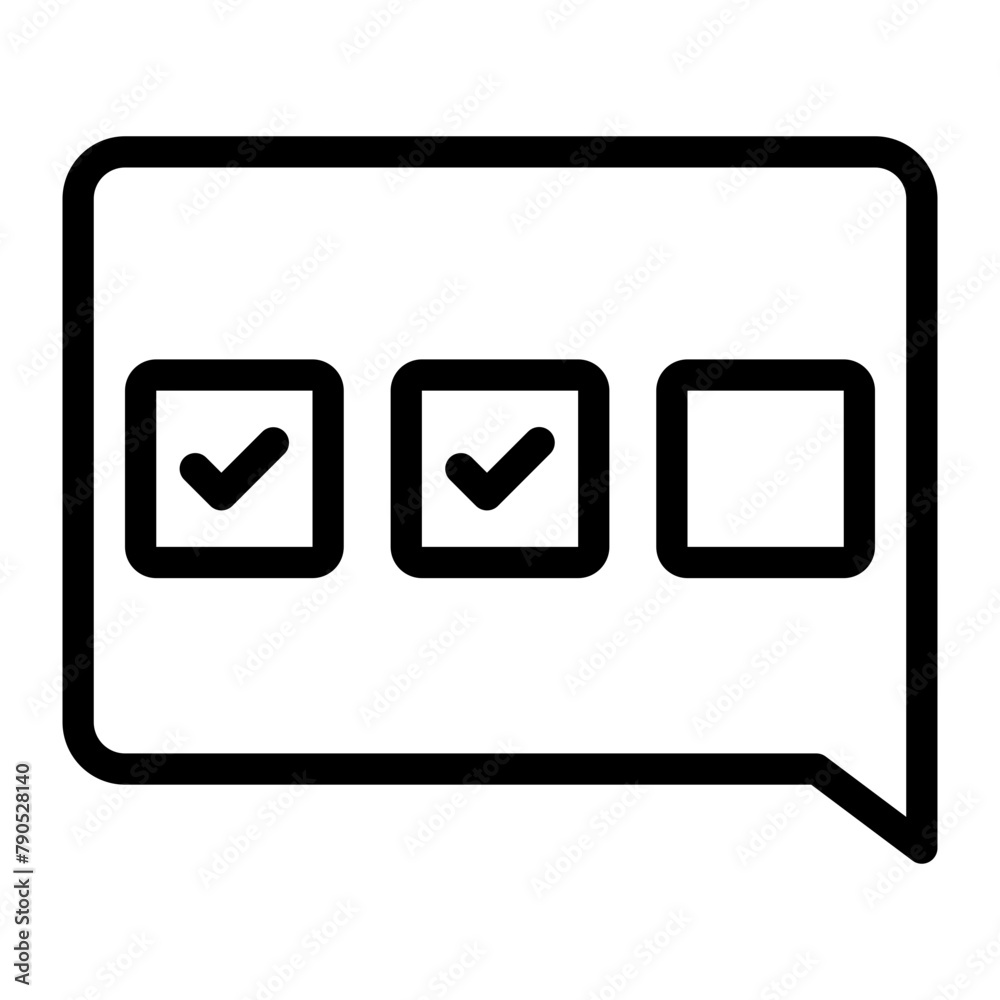speech bubble line icon speech bubble line icon