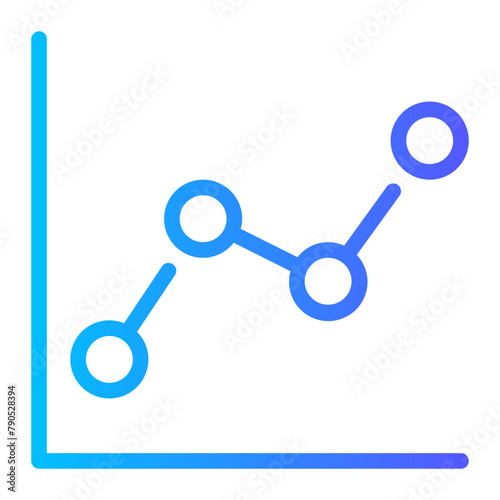 data analysis gradient icon