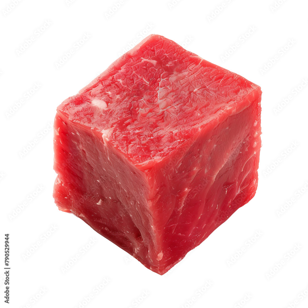 Fresh and Delicious Gored Gored Raw Beef Dish Isolated On White Background Fresh and Delicious Gored Gored Raw Beef Dish Isolated On White Background