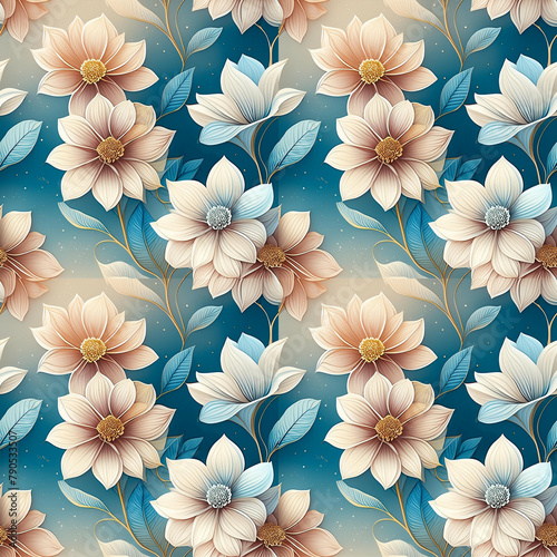 Daisy Seamless pattern