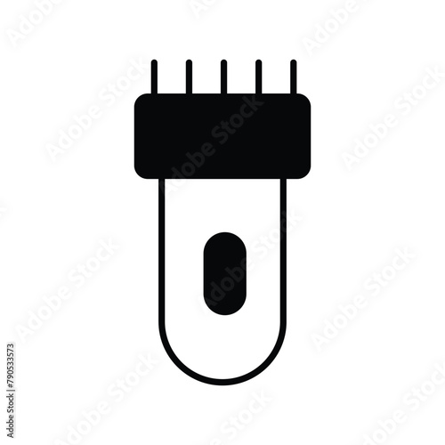 trimmer icon with white background vector stock illustration