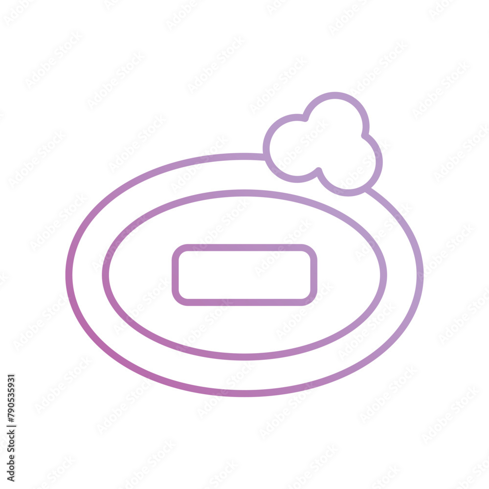soap icon with white background vector stock illustration soap icon with white background vector stock illustration