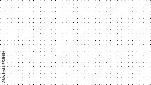Black random dots on white background