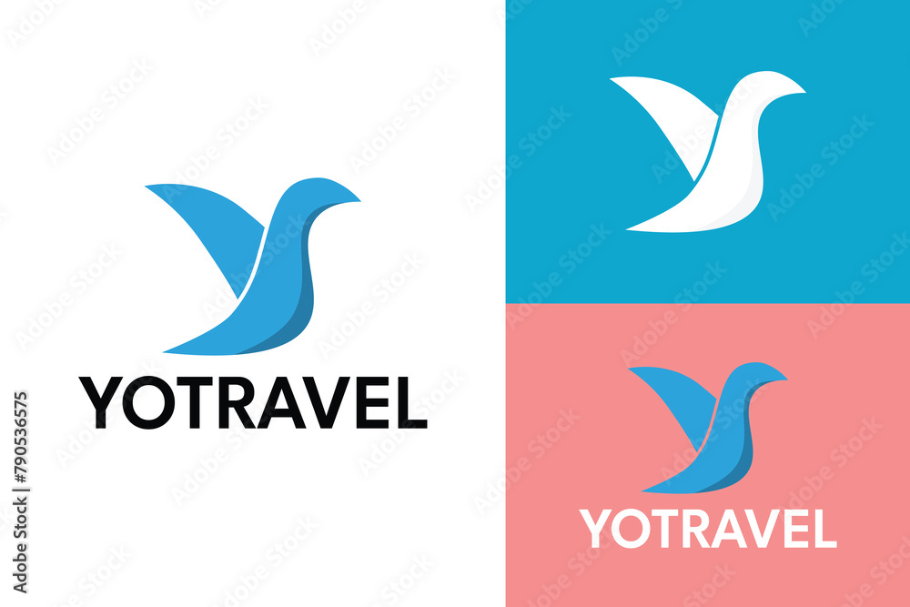Logo ready elegant simple creative brand identity company corporate cafe fashion food initial letter Y word mark sign bird travel modern Logo ready elegant simple creative brand identity company corporate cafe fashion food initial letter Y word mark sign bird travel modern