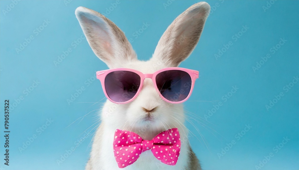 easter bunny with eggs, rabbit, bunny, easter, cartoon,