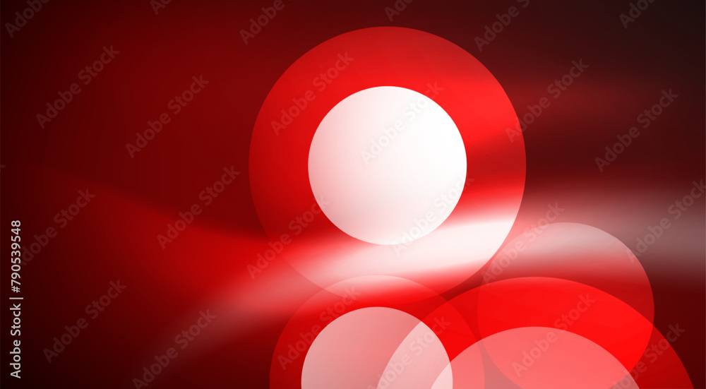 A red circle on a white background symbolizes carmine gas on an astronomical object. The pattern could be seen through macro photography in darkness, resembling automotive lighting event A red circle on a white background symbolizes carmine gas on an astronomical object. The pattern could be seen through macro photography in darkness, resembling automotive lighting event