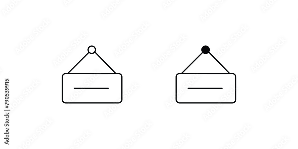 Naklejka premium open sign icon with white background vector stock illustration
