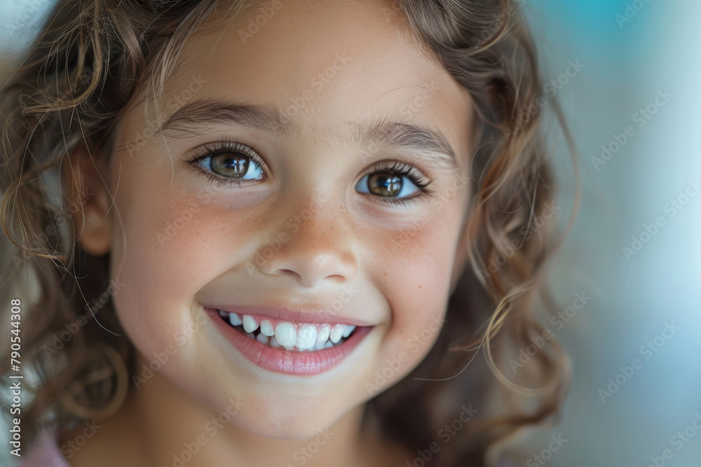 Happy Child with Bright Eyes and Beautiful Smile Happy Child with Bright Eyes and Beautiful Smile