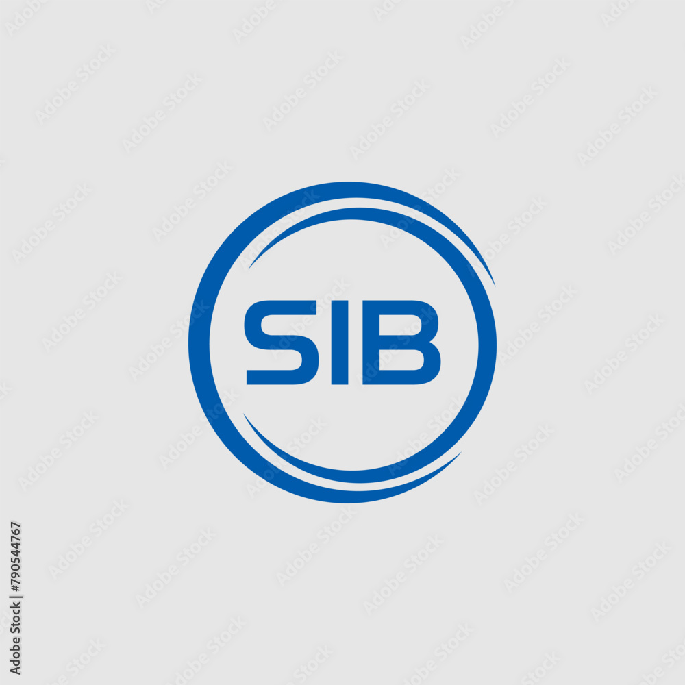 SIB logo. S I B design. White SIB letter. SIB, S I B letter logo design. Initial letter SIB linked circle uppercase monogram logo. S I B letter logo vector design. top logo, Most Recent, Featured,