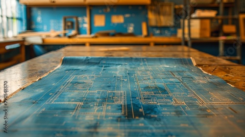 A set of blueprints that are faded and worn, with parts of the text and drawings illegible, representing outdated plans that no longer serve their purpose or the fading vision of a company photo
