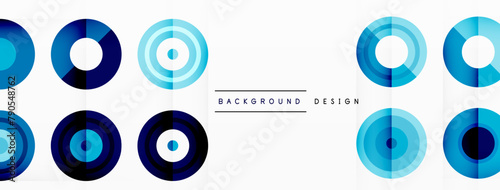 Graphic with a pattern of electric blue circles on a white background, resembling a scientific logo. The circles vary in size and create an interesting visual effect