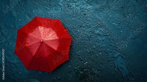 An umbrella with holes and tears in the fabric, struggling to hold back a heavy downpour This image represents the gaps in insurance coverage that leave policyholders vulnerable
