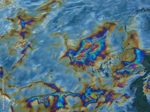 Ölverschmutzung auf Ozean