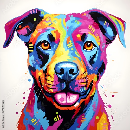 Pop Art Pets: Lively and colorful pop art renditions of various pets