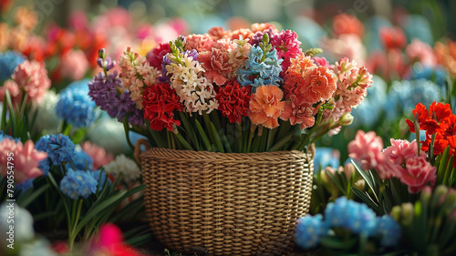 basket with flowers © Naksh