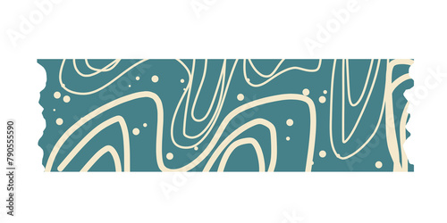 illustration of an background abstract motif washi tape aesthetic 