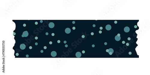 purse washi tape polkadot motif elemen