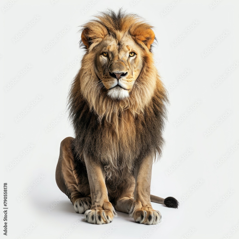 Regal Lion Portrait