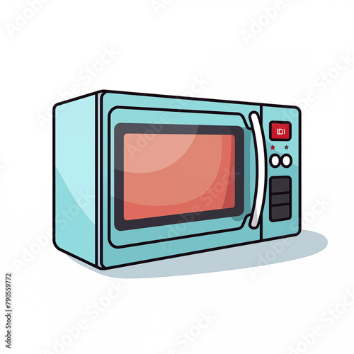 illustration of microwave 