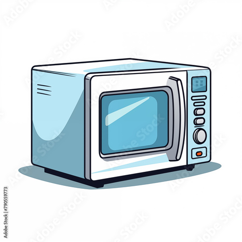 illustration of microwave 