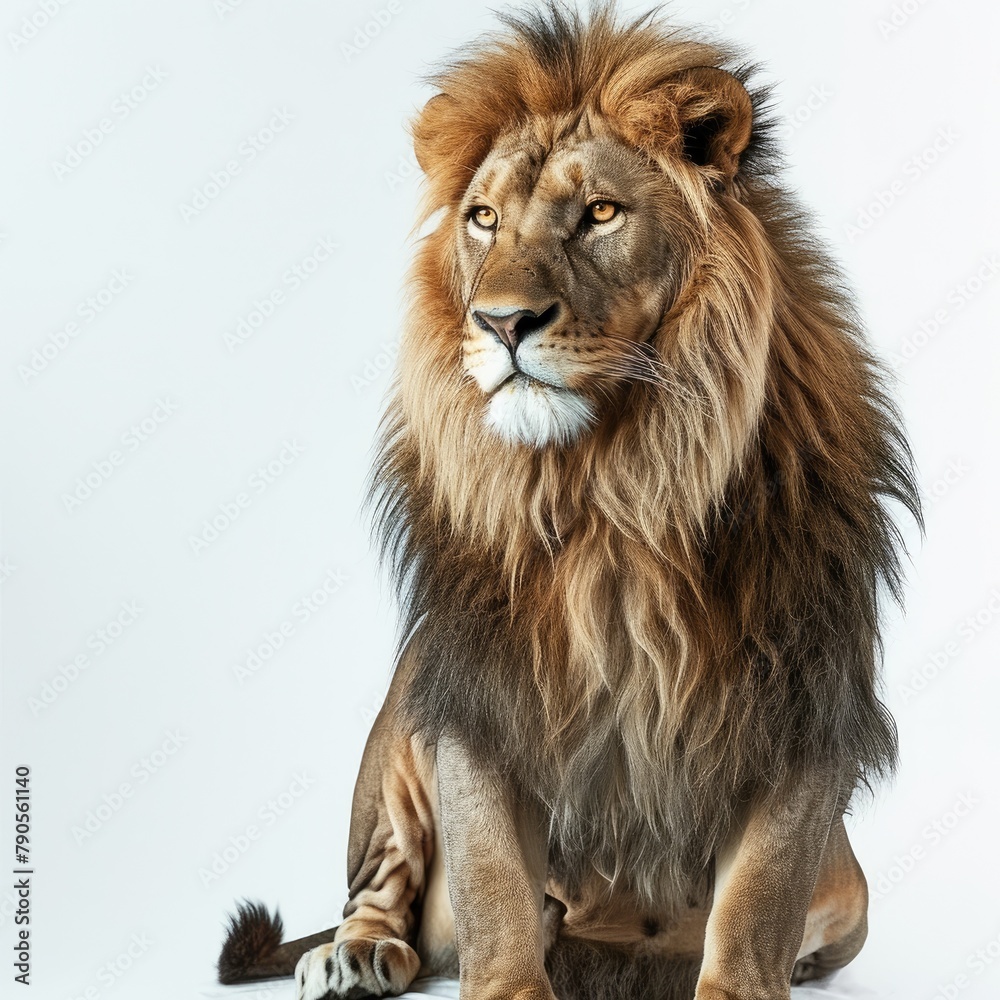 Regal Lion Portrait