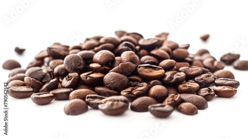 stock photo of coffee photography studio light  photorealistic  sharp focus  isolated white background  without text  