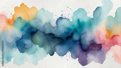 Minimalistic watercolor-inspired abstract backdrop with a dreamy aesthetic, showcasing trendy textures and contrasting colors for a visually captivating experience.